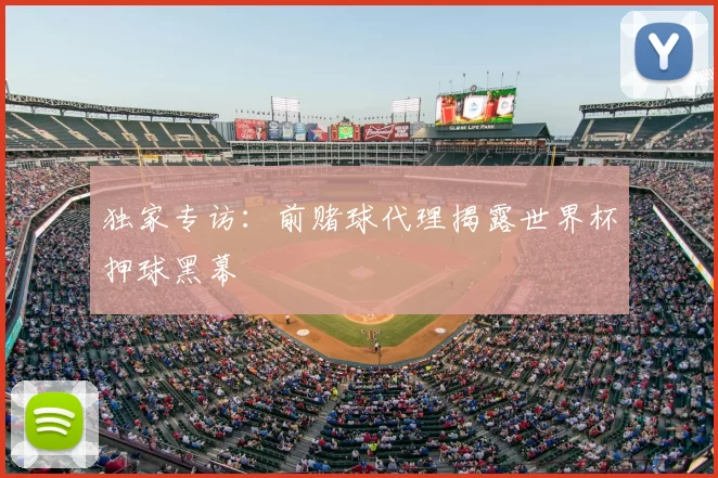 独家专访:前赌球代理揭露世界杯押球黑幕
